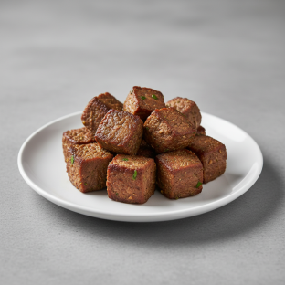 Coriander-cumin Cilantro Plant Based Meat Steak Cubes