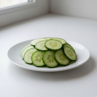 Sliced Cucumbers