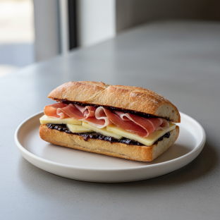 Ham + Manchego Sandwich