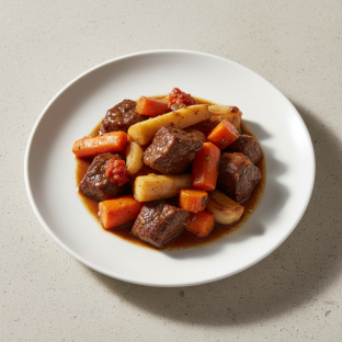 Guinness Braised Beef with Root Vegetables