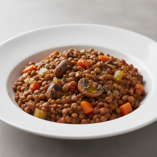 Mushroom and Lentil Irish Stew