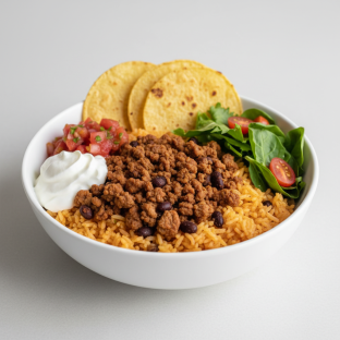 Spicy Taco Beef Bowl Spicy Taco Beef Bowl