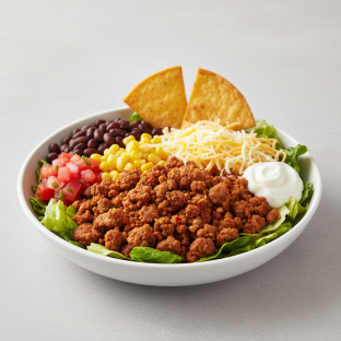 Spicy Taco Beef Salad Bowl Spicy Taco Beef Salad Bowl