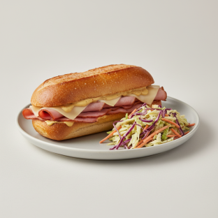 Ham Jam Sandwich & Superfine Slaw