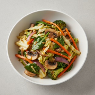 Gluten-Free Lemon Ginger Garlic Veggies