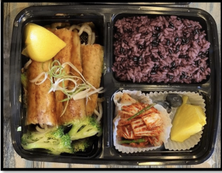 Grilled Mackerel Box with Kimchi