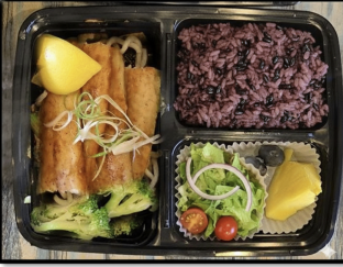 Grilled Mackerel Box with Side Salad
