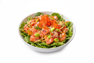 Regular Spicy Ahi over Salad