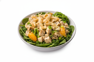 Large Sweet Sesame Chicken over Salad