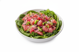Large Ahi Tuna over Salad