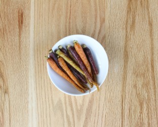 Roasted Rainbow Carrots