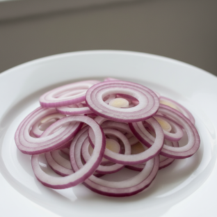 Sliced Red Onions Sliced Red Onions