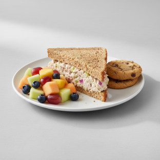 Albacore Tuna Salad Sandwich on Whole Grain Bread