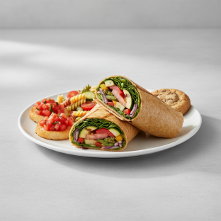 Farm Fresh Grilled Vegetables Wrap Meal