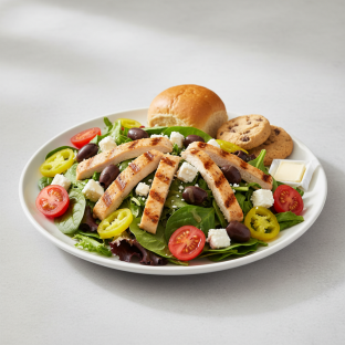 Greek Salad with Grilled Chicken