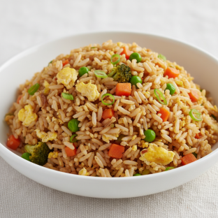 Veggie Fried Rice with Eggs