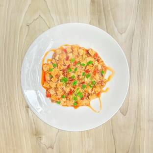 Bean Curd with Meat Sauce