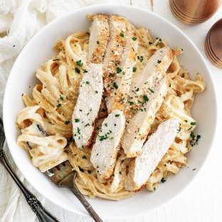 Chicken Alfredo with Pasta