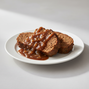 Grass Fed Meatloaf With Onion Gravy Grass Fed Meatloaf With Onion Gravy