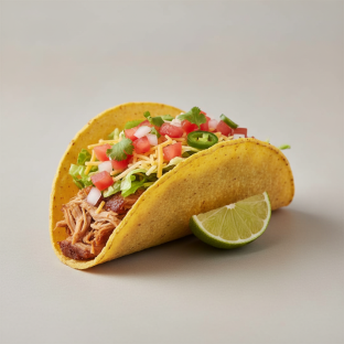 Pork Taco (Crispy Corn Tortilla)