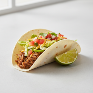 Beef Taco (Soft Flour Tortilla)