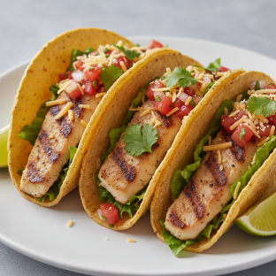 Tilapia Taco (Crispy Corn Tortilla)