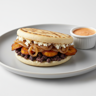 Vegetable Arepas Sandwich