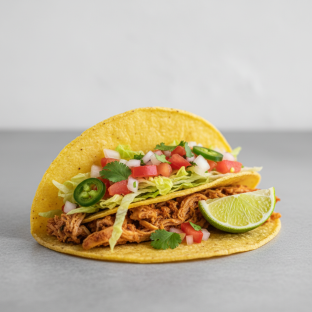 Dairy-Free Chicken Taco (Corn Tortilla)