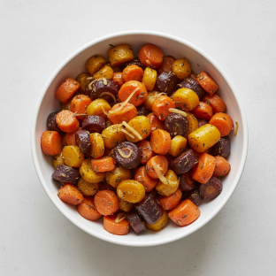 Honey Ginger Roasted Carrots