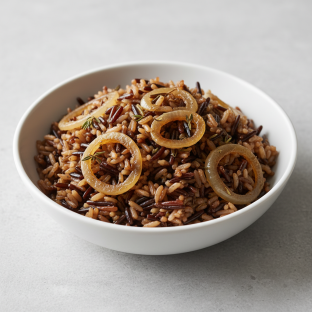 Caramelized Onion & Thyme Wild Rice