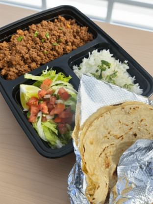 Ground Beef Taco Plate - Flour Tortillas