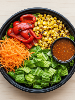 Spicy Cajun Romaine Salad