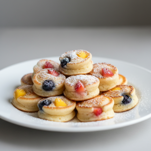 Mini Fruit Stuffed Pancake Bites Mini Fruit Stuffed Pancake Bites