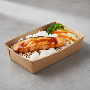 Salmon Teriyaki Box (Gluten Free) Salmon Teriyaki Box (Gluten Free)