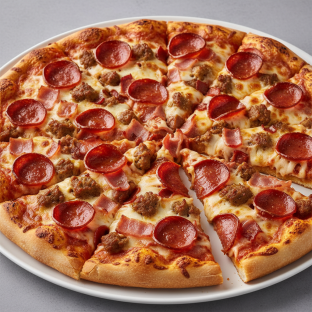 Meat & Cheese Deluxe Pizza Meat & Cheese Deluxe Pizza