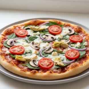 Gluten-Free The Mediterranean Pizza Gluten-Free The Mediterranean Pizza