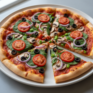 Vegan Palio's Vegetable Pizza Vegan Palio's Vegetable Pizza