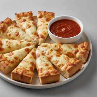 Cheese Bread with Marinera Sauce Cheese Bread with Marinera Sauce