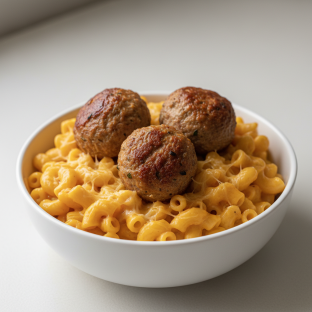 Meatball Mac and Cheese