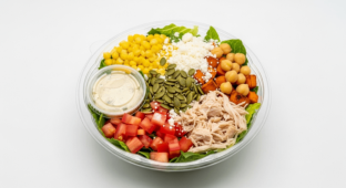 Taco Salad With Shredded Chicken