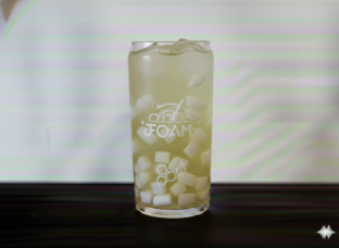 Jasmine Green Tea With Lychee Jelly (50% Sweet)