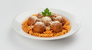 Polpette with Classic Casarecce