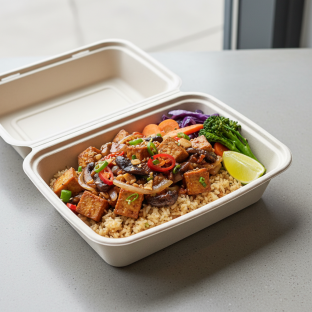 Fried Tofu Sisig Bowl