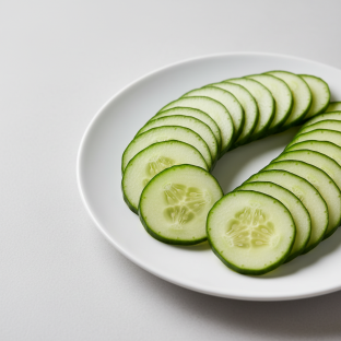 Sliced Cucumbers