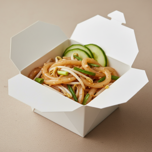 Stir Fried Pin Noodles Boxed Meal