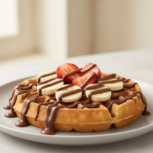 Waffle: Nutella Waffle: Nutella
