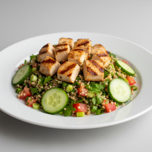 Tabule Salad with Grilled Chicken