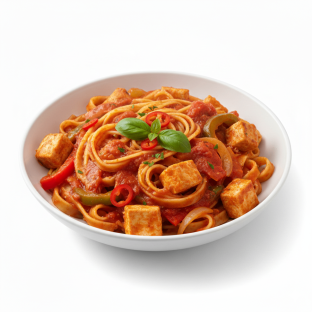 Dairy Free Fettuccine Arrabiata with Chicken