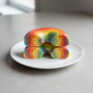 Rainbow Bagel