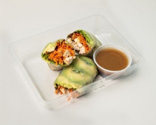 Asian Chicken Rice Wrap
